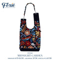 Tote Bags : Midnight Garden - Flower/Black