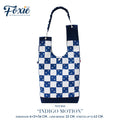 Tote Bags : Square Pokadot - Blue/White