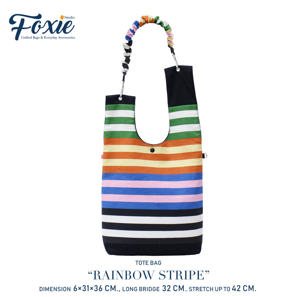 Tote Bags : Rainbow Stripe - Colorful