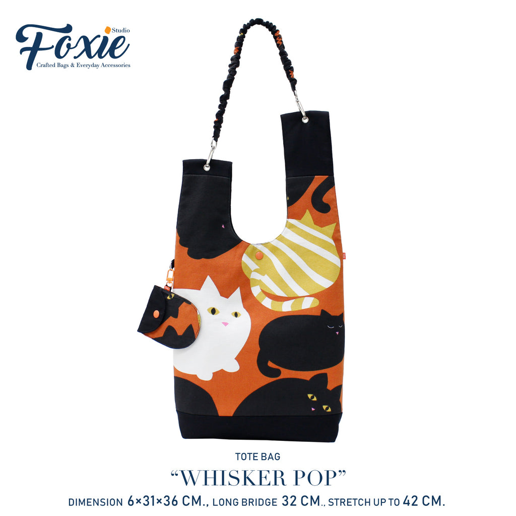 Tote Bags : Whisker Pop - Fat Cats