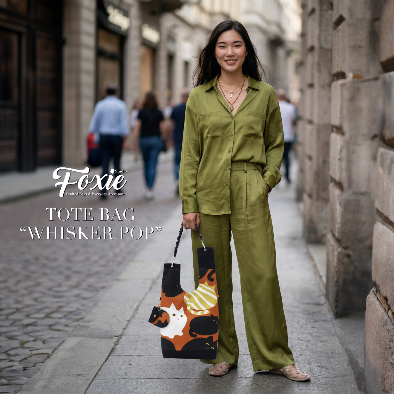 Tote Bags : Whisker Pop - Fat Cats
