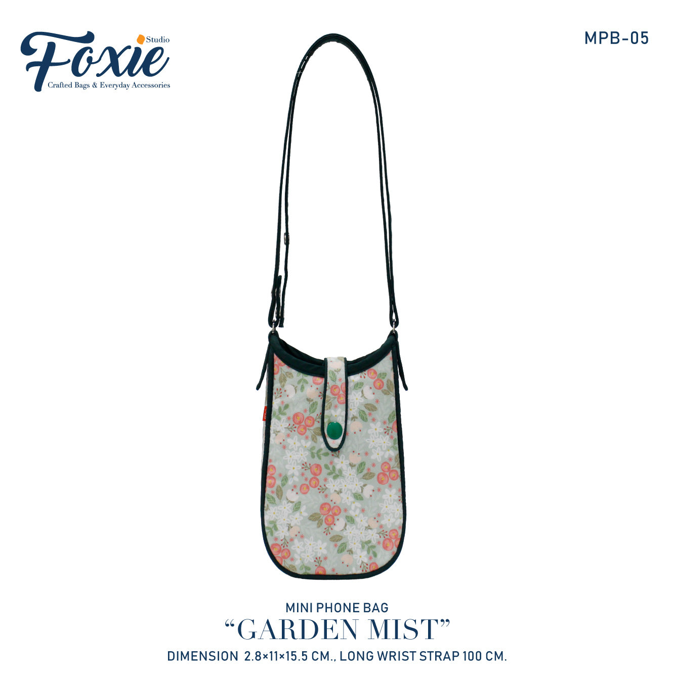 Mini Phone Crossbody Bags : Garden Mist-Green