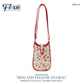 Mini Phone Crossbody Bags : Red/Yellow Floral