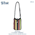 Mini Phone Crossbody Bags : Colorful Vibrant Stripe