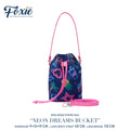 Mini Drawstring Bag : Neon Dream - Rainbow Color