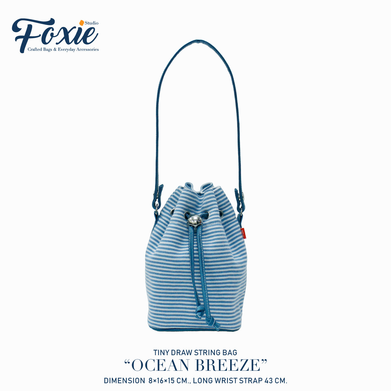 Tiny Drawstring Bags : Ocean Breeze - Sand Blue